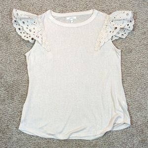 Maurices Shirt Lace sleeves Size Medium